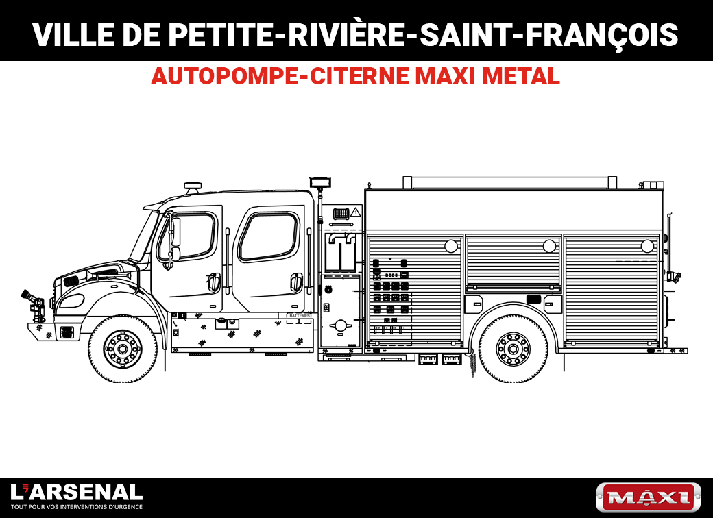 Autopompe MAXIMETAL Petite-Rivière-Saint-François