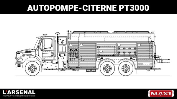 Autopompe-Citerne MAXIMETAL PT3000
