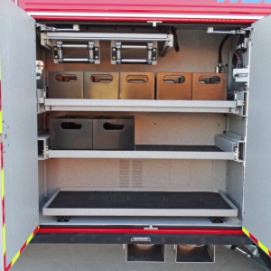 Compartiment du camion de sauvetage combiné