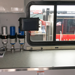 Comptoir camion de sauvetage combiné