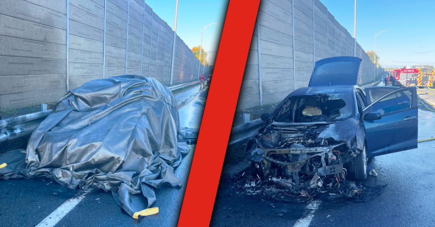 Feu de voiture hybride avant-après