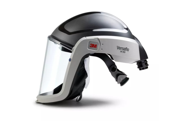 Ensemble casque dur Versaflo avec visière et membrane d’étanchéité faciale de qualité supérieure M-307 3M – Image 2