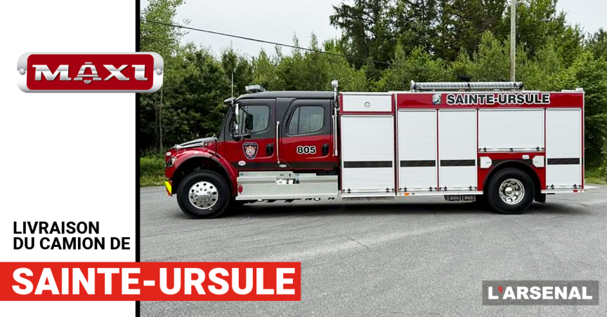 Autopompe commerciale MAXIMETAL pour Sainte-Ursule